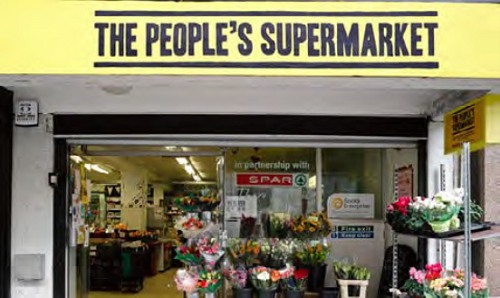 Supermarket front