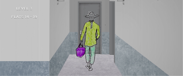 Hallway illustration