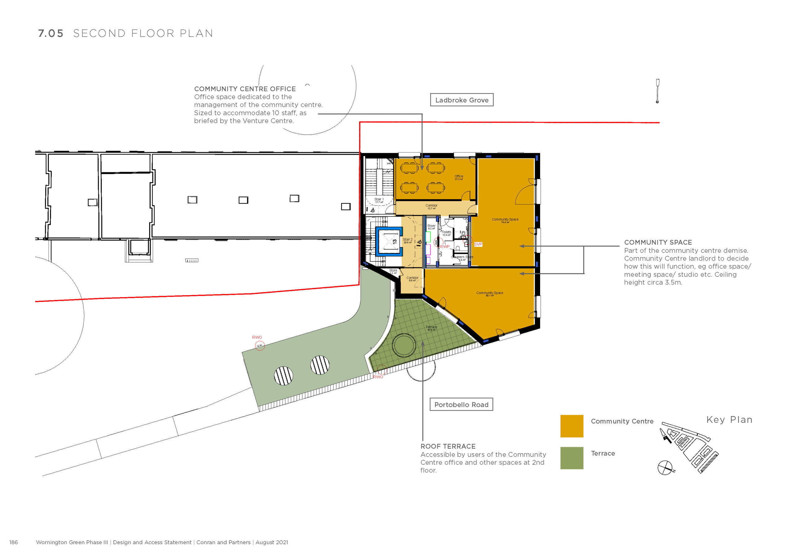 Community Centre - Second floor plan